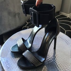 Authentic Saint Laurent Studded Ankle Strap sz38.5